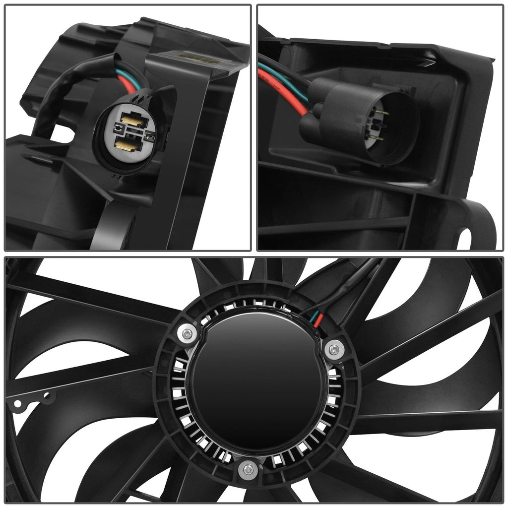 Cooling Radiator Fan Assembly for Jeep Gladiator Wrangler (2021–2025)