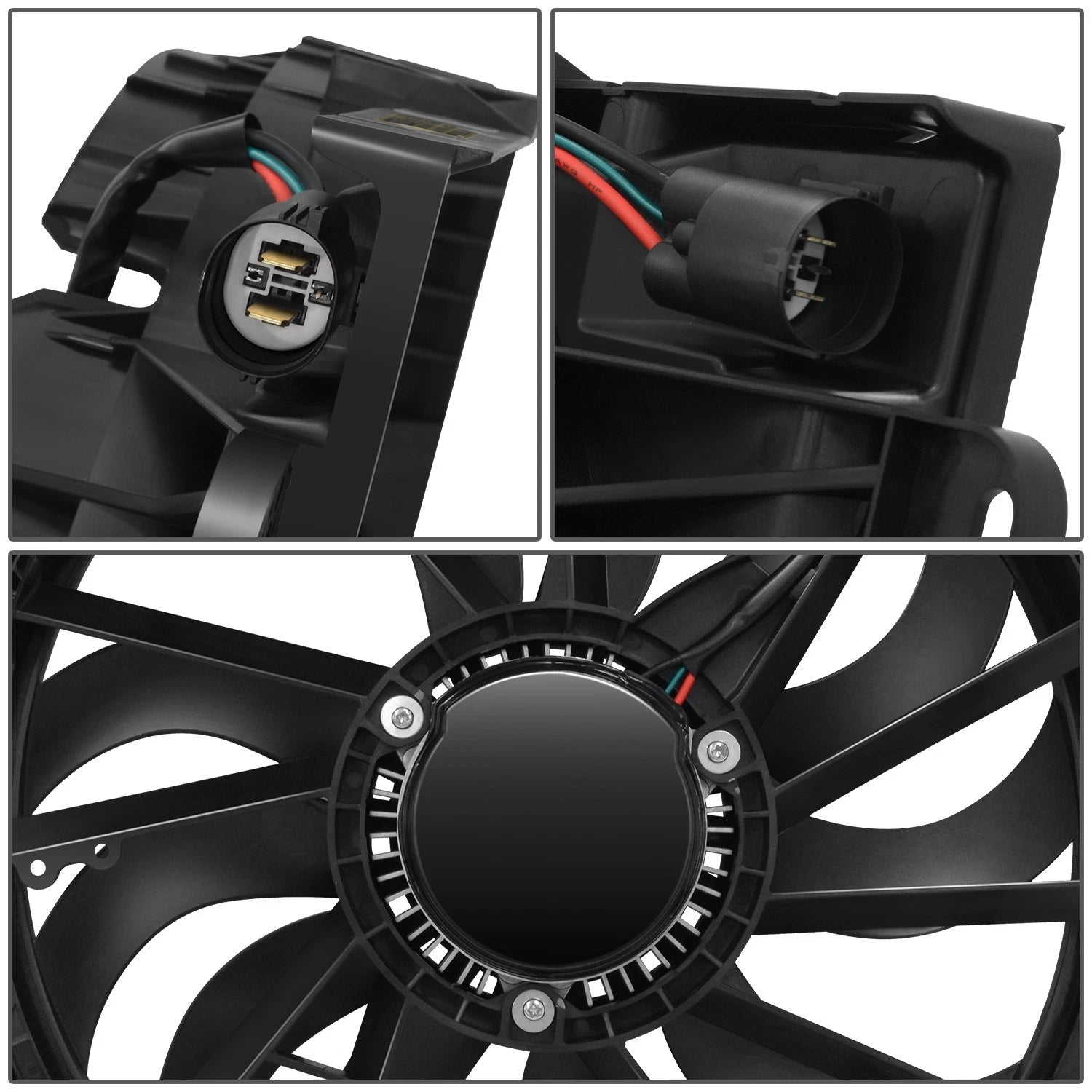 Cooling Radiator Fan Assembly for Jeep Gladiator Wrangler (2021–2025)