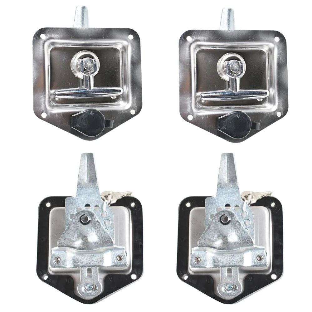 Set of 4 Stainless Steel T-Latch for RV Tool Box Door Lock