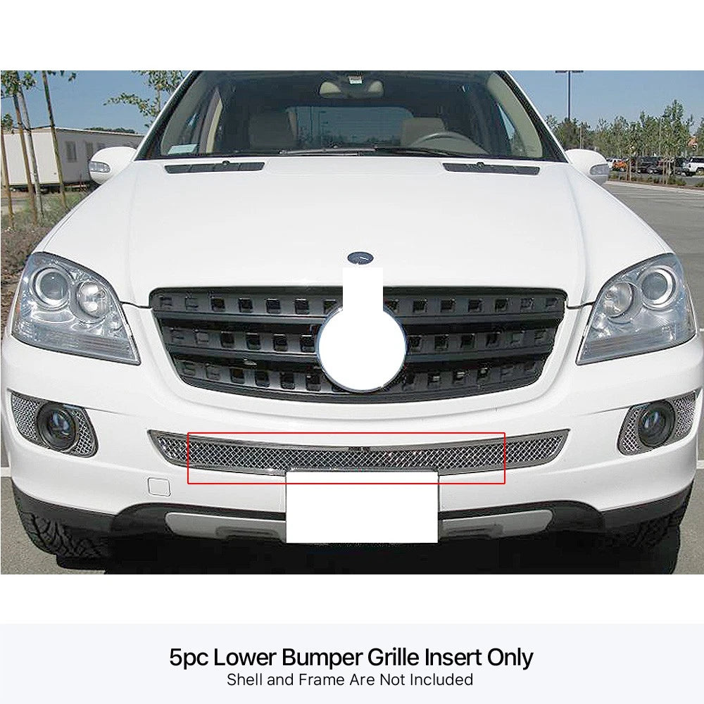 Bumper Mesh Grille for Mercedes-Benz ML350/500 (2006-2008)