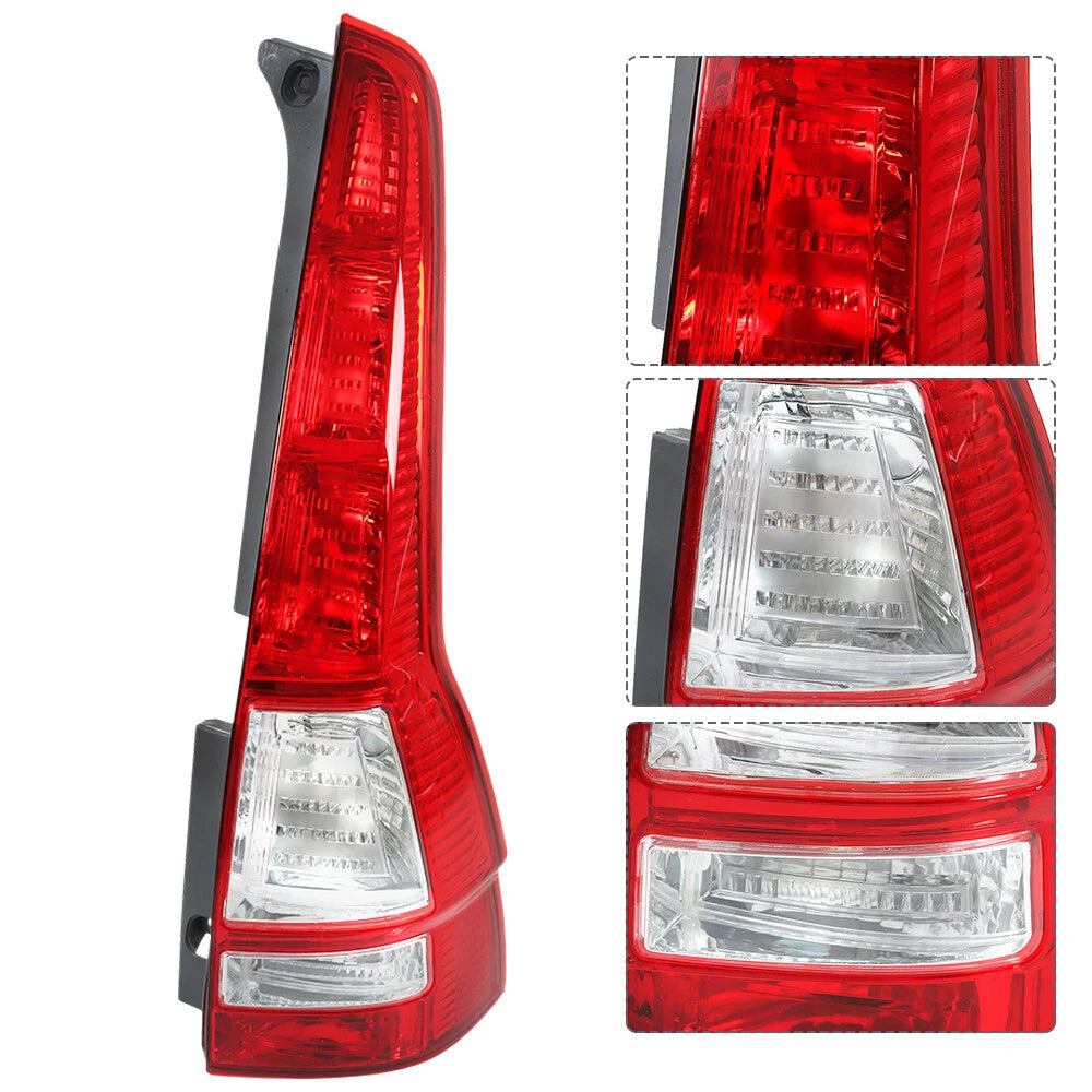 Tail Light for Honda CR-V (2007–2011) Rear Passenger Side Halogen Red Clear