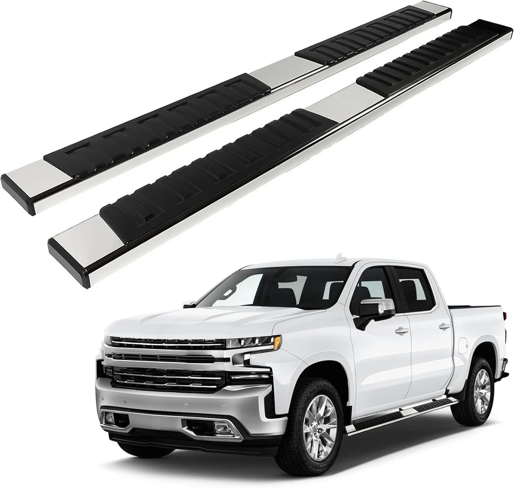 Stainless Steel Step Rails for Chevy Silverado (2019–2023)