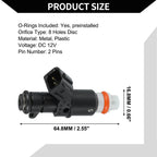 Set of 4 Fuel Injectors for Honda Civic (2006–2011) 1.8L No.16450-RNA-A01