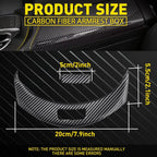 Carbon Fiber Center Console Armrest Box Cover for Benz GLC Class X253 (2015–2020)