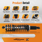2X Rear Shock Strut Absorber Kit for Polaris ACE 570 (2015–2018)