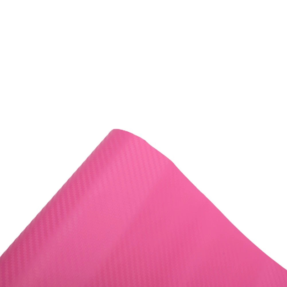 Car Pink Carbon Fiber Vinyl Wrap Sticker for Interior Accessories Panel (127CM)
