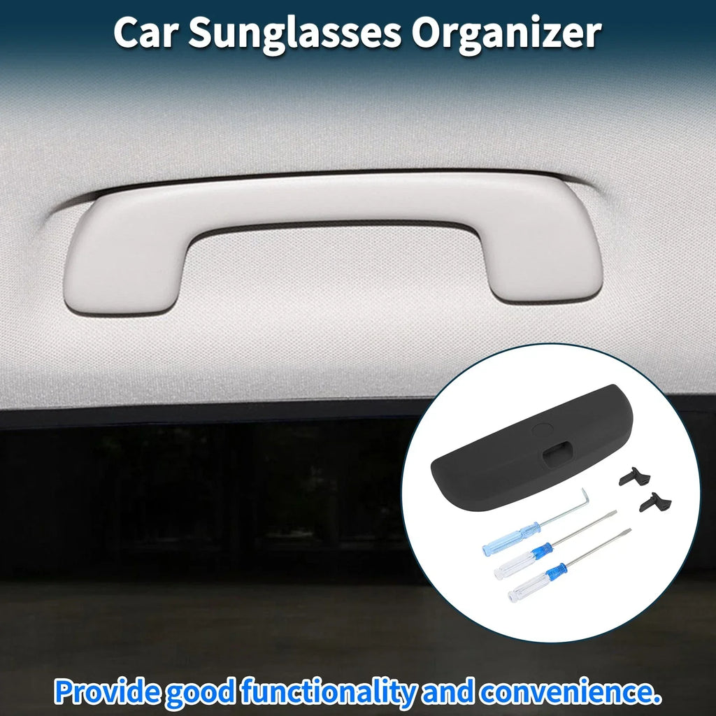 Sunglasses Case for BMW X1 (2010 - 2024) Eyeglasses Holder Storage Box Black