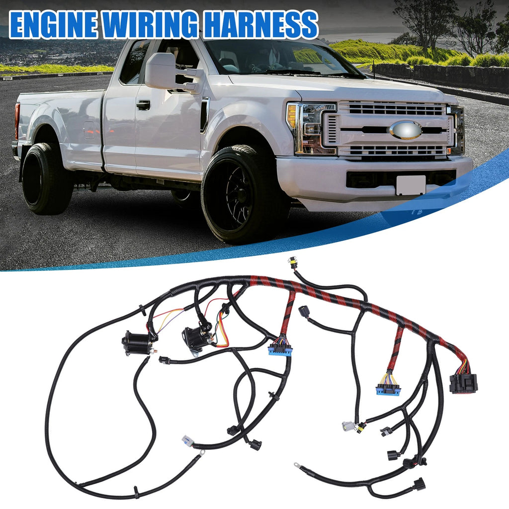 Set of 1 Engine Wiring Harness for Ford F250 F350 F450 F550 (1999–2007) No.F81Z-12B637-EA