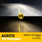 Set of 4 9005 + H7 LED Headlight Kit Combo Bulbs for High Low Beam