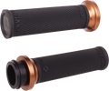 ODI Rufian Grips TBW 1 Inch Black/Bronze for V-Twin Motorcycles (2000–2023)