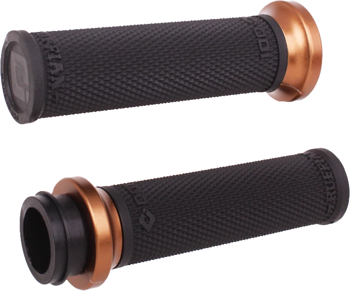 ODI Rufian Grips TBW 1 Inch Black/Bronze for V-Twin Motorcycles (2000–2023)