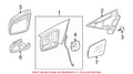 Right Door Mirror 1178101600 for Mercedes