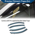 Set of 4 Car Window Deflectors for Mazda 3 Sedan (2014–2018)