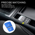 Set of 1 Gear Shift Handbrake Button Switch Cover for Hyundai Santa Fe (2019–2021) Blue