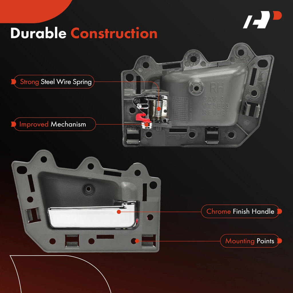 Front Right Plastic Interior Door Handle for Jeep Grand Cherokee (2008-2010)