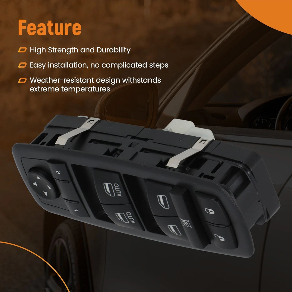 Front Left Door Window Switch for Dodge Durango (2014–2015) 68030823AE 3+8 Pins