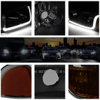LED DRL Headlight with Bumper Signal Lamps for GMC Sierra/Yukon (1999–2007)
