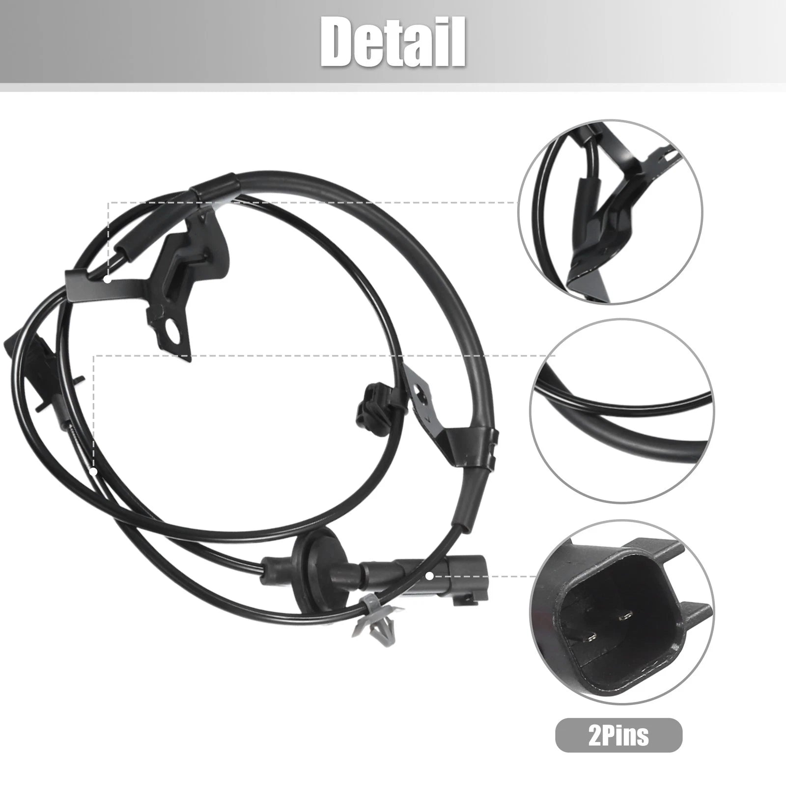 1 Pair ABS Sensor for Mitsubishi ASX (No. 4670A573/4670A574)