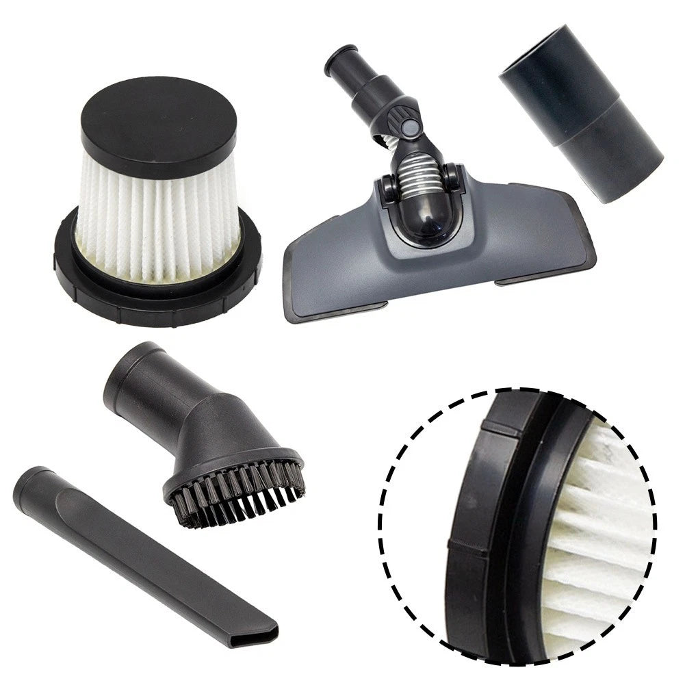 Set of 2 Flat Nozzle Suction Adapter & Floor Brush Head for K7 Wireless Vacuum