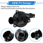 Engine Coolant Thermostat Housing Assembly for BMW 328i xDrive (2009–2013), Z4 (2006–2016)