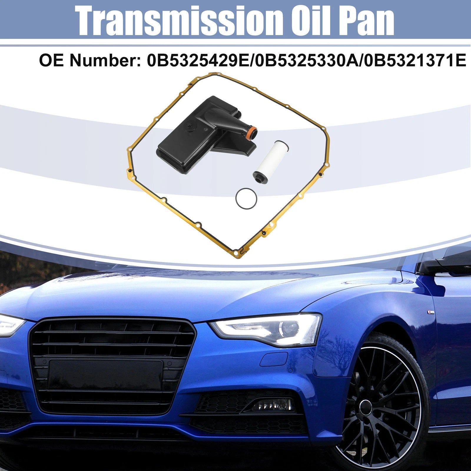 Set of 1 Transmission Filter Oil Pan Gasket Kit for Audi A4 A5 RS5 (2010–2020)