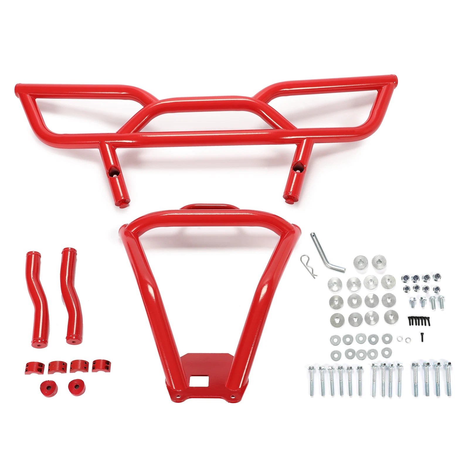 Heavy Duty Rear Bumper for Polaris RZR XP 1000 (2014–2018) - Red