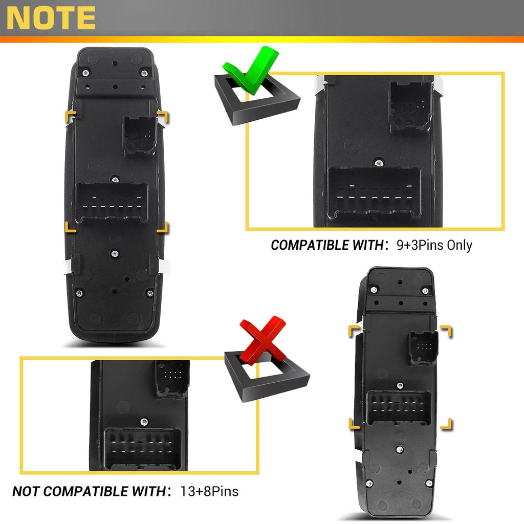 Front Left Power Window Switch for Dodge Grand Caravan (2008-2009)