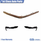 Set of 3 Front Chrome Trim Support Brackets for Toyota Prius