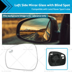 Left Side Mirror Glass with Blind Spot for Land Rover Sport L494 (2014–2021)