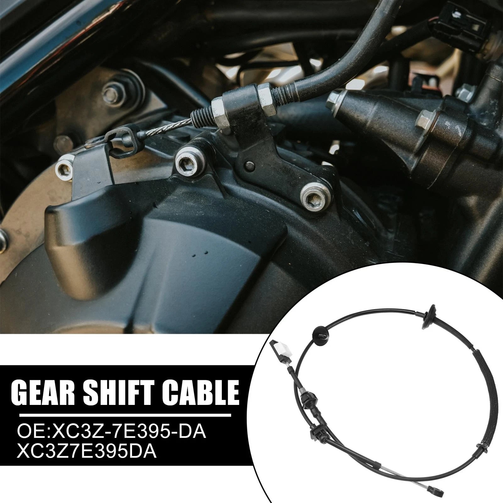 Transmission Cable XC3Z7E395DA for Ford F250 F350 F450 (1999–2004)