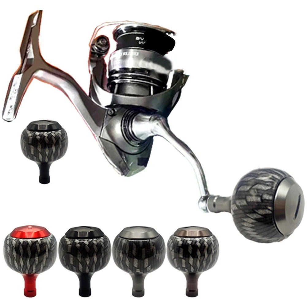 Fishing Reel Knob for Not The Entire Reel (Carbon Fiber)