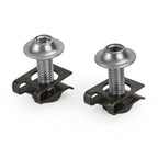 10x Aluminum M6x20mm Screen Bolts & Spring C Clips for Honda Motorcycle