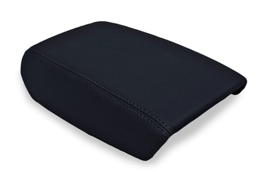 Center Console Lid Armrest Cover for Audi A7 (2012–2018) Black PVC Leather