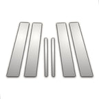 6Pc Chrome Pillar Post Covers Replacement for Ford Escort (1997–2002)