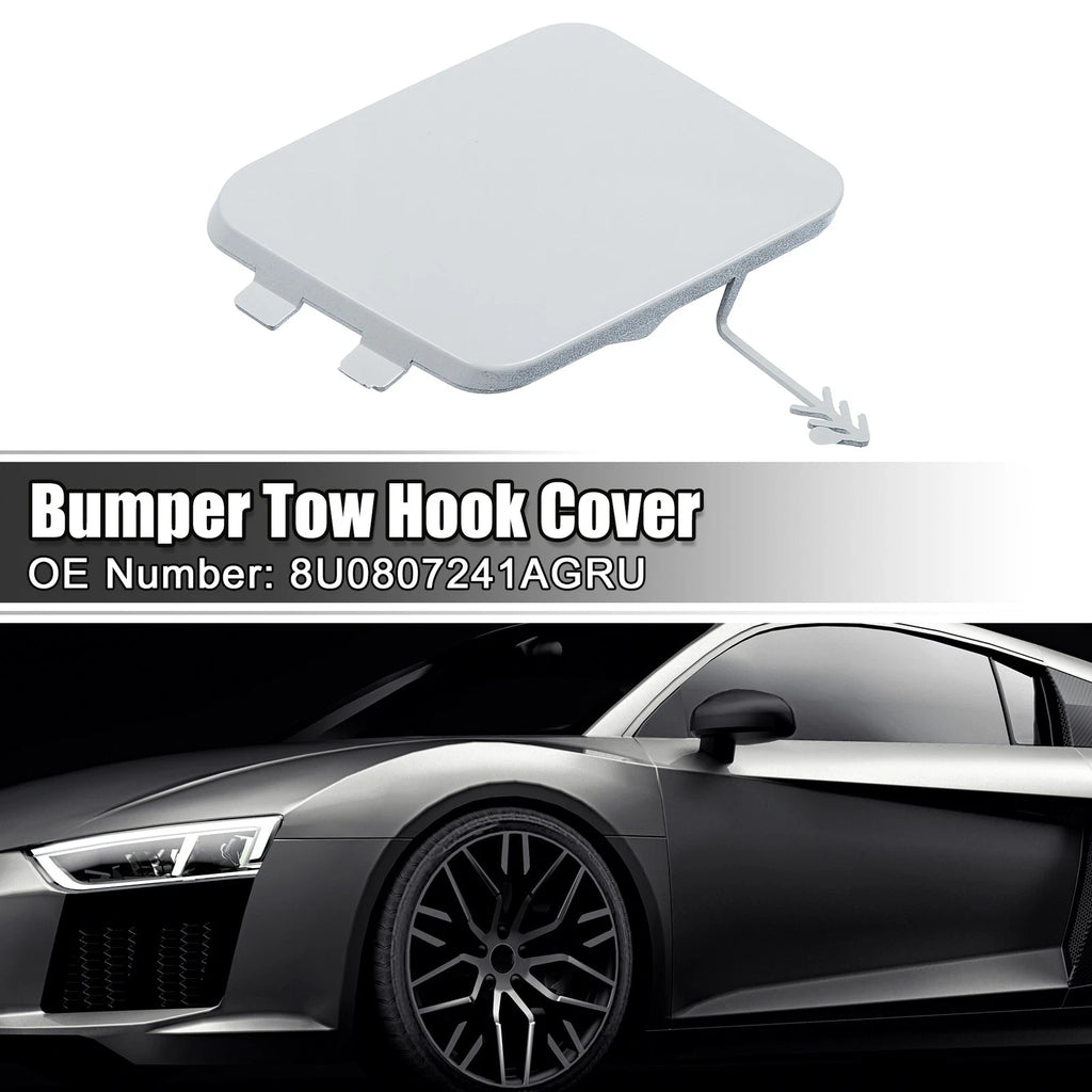 Tow Hook Cover for Audi Q3 (2015–2021) - Front Bumper Eye Hole - White