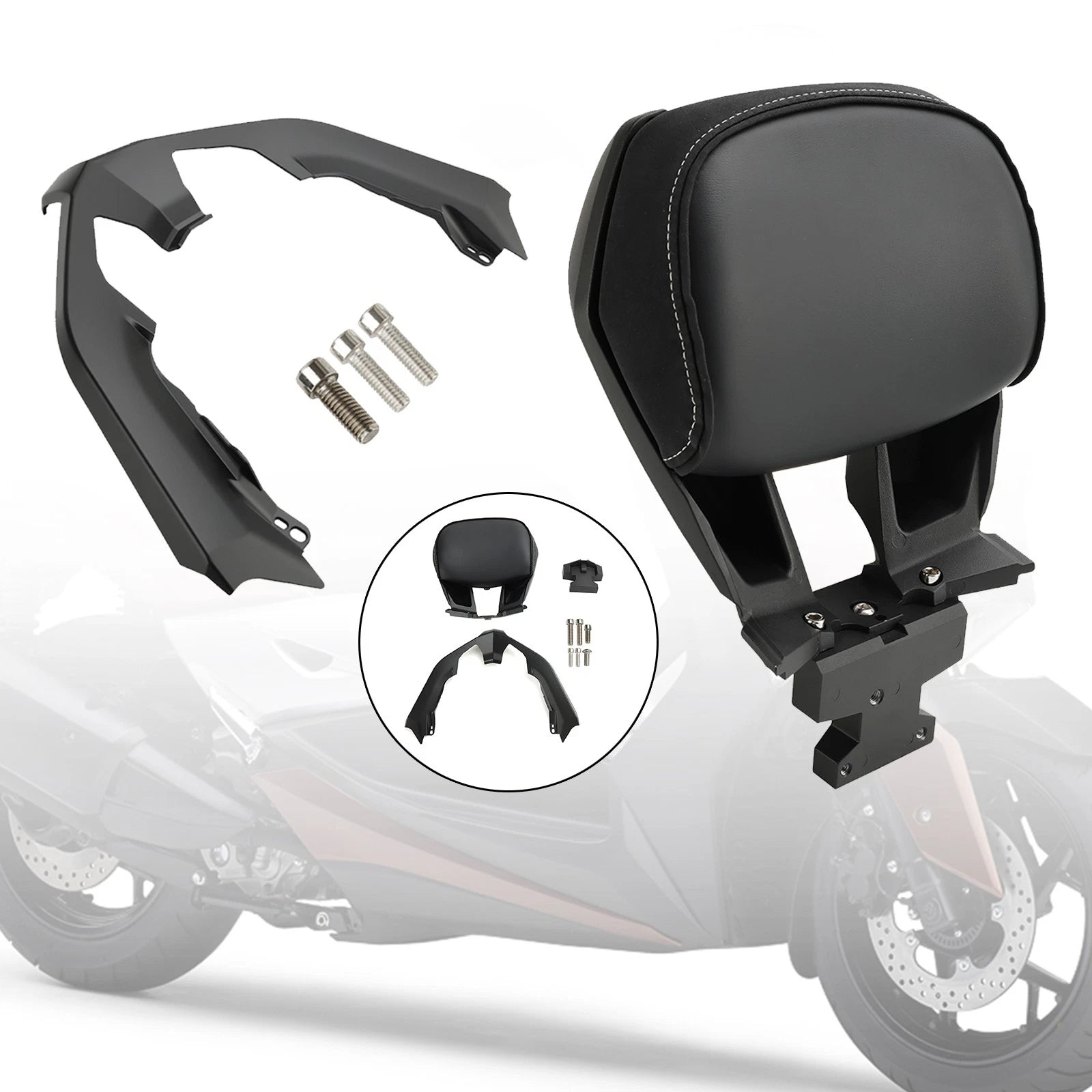 Passenger Sissy Bar Backrest for Yamaha X MAX X-MAX 300 (2023–2025)