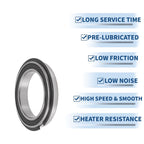 Deep Groove Ball Bearings 50x72x12mm for Scooter Skateboard (6910NR2RS)