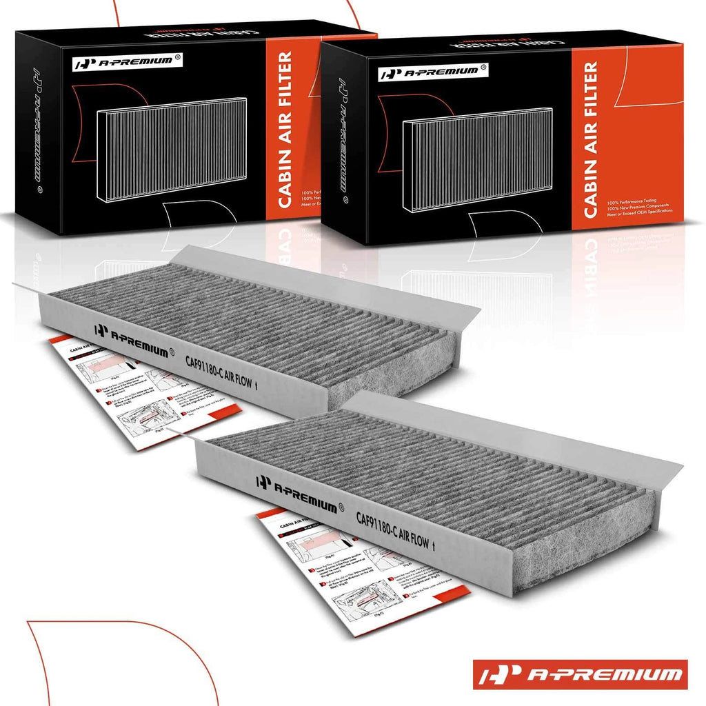 2X Activated Carbon Cabin Air Filter for Ford Focus (2000–2007)