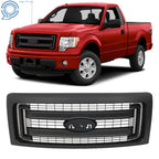 Matte Black Front Bumper Upper Grill for Ford F-150 (2009–2014)