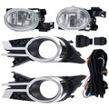 Set of 4 Fog Lamps w/ Bezel, Wiring, Switch for Honda Odyssey (2014–2016) 33950TK8A11
