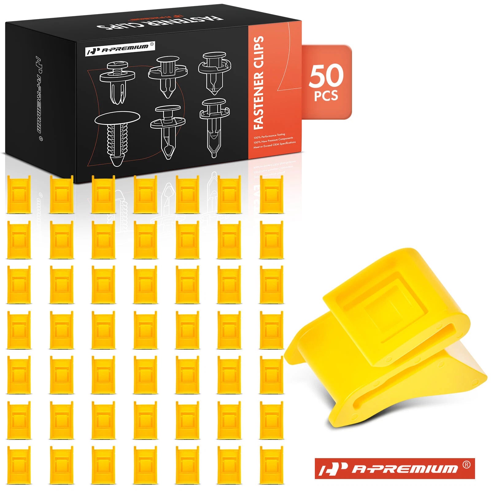 50Pcs 32mm Nylon Rear Bumper Cover Retainer Clip for Nissan Infiniti