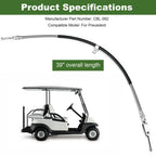 Driver's Side Brake Cable for Club Car Precedent (39")
