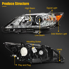 LED Headlight Assembly for Lexus ES350 ES300h (2013–2015) Left Side