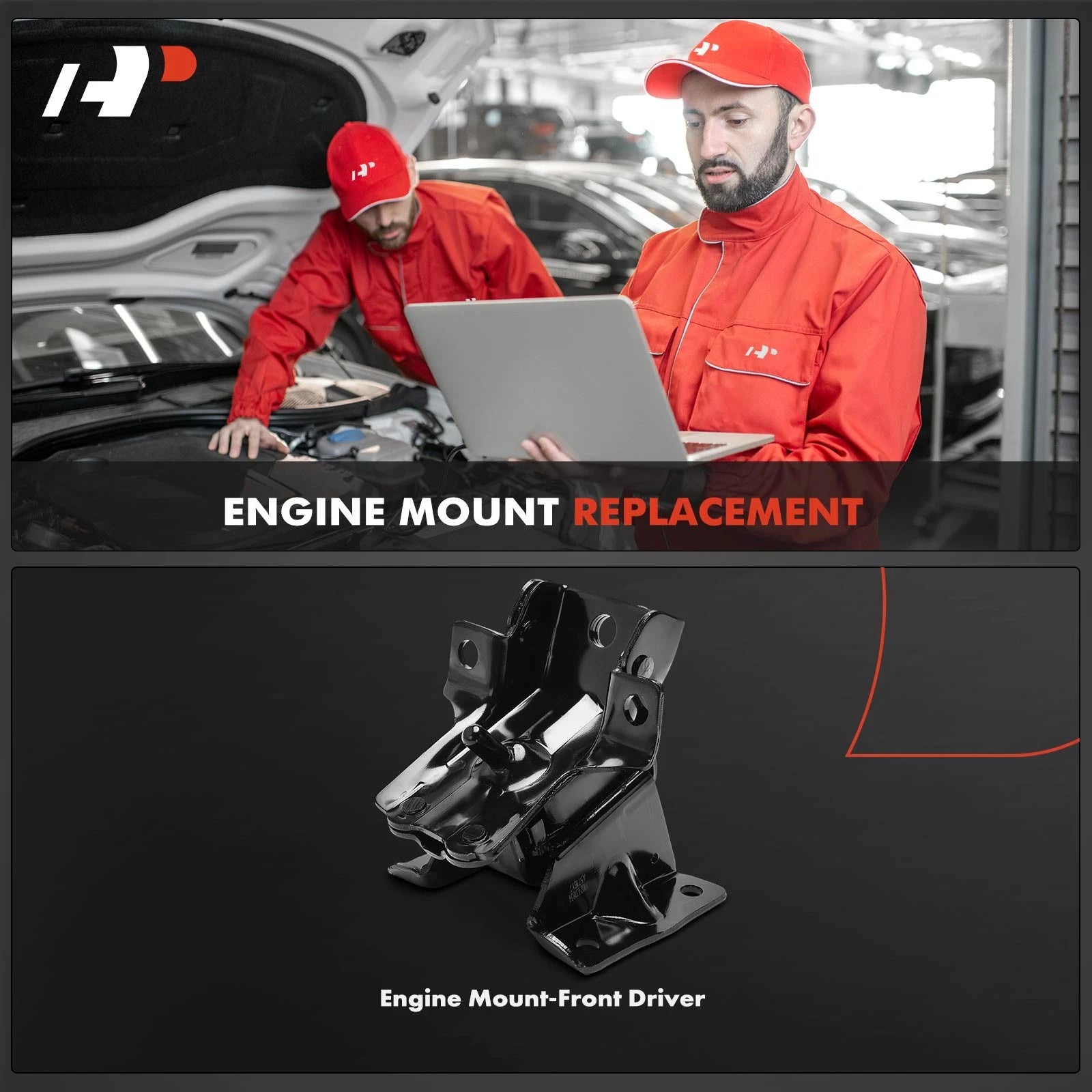 Front Left Engine Mount for Chevy Silverado 2500 HD GMC Sierra (2001-2019)