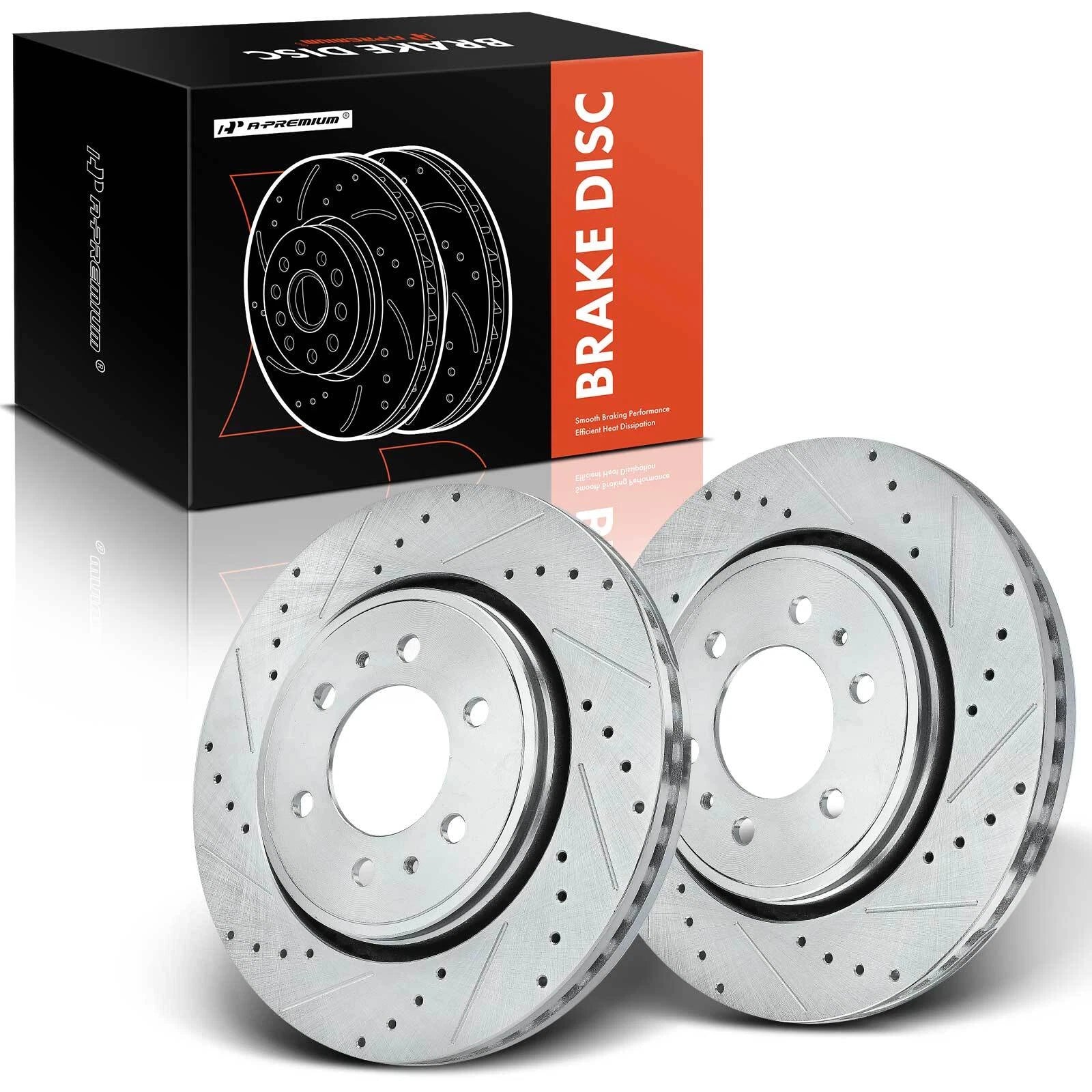 Front Drilled Brake Rotors for Ford F-150 Expedition Lincoln Navigator (1997–2023)