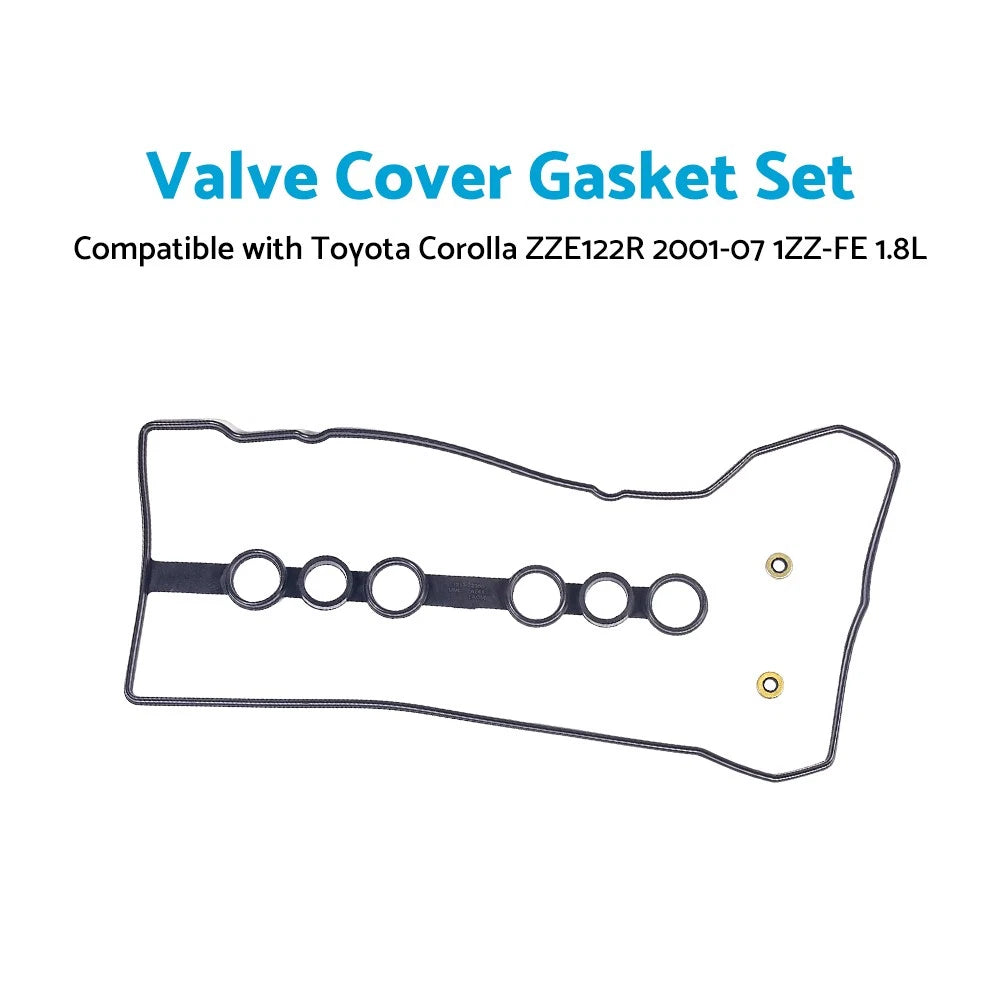 Valve Cover Gasket Set for Toyota Corolla ZZE122R (2002–2007)