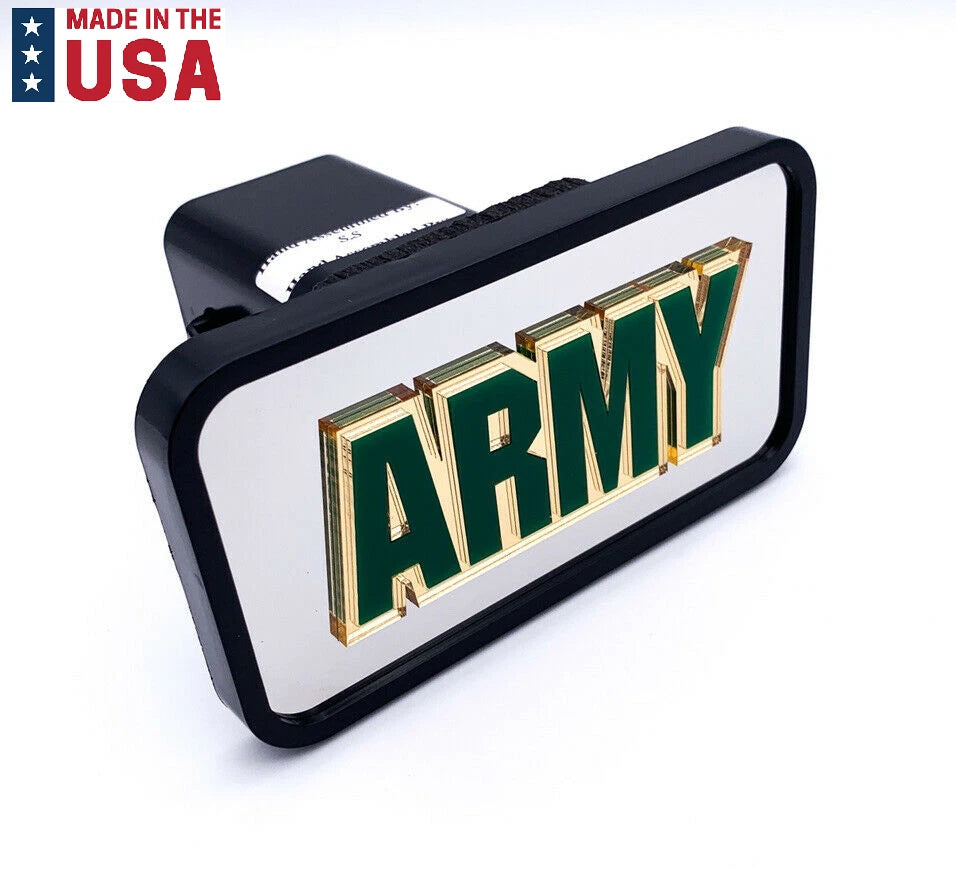 Tow Hitch Cover Emblem Mirrored for 2 Inch Receiver Jeep Gladiator (2020–2024)