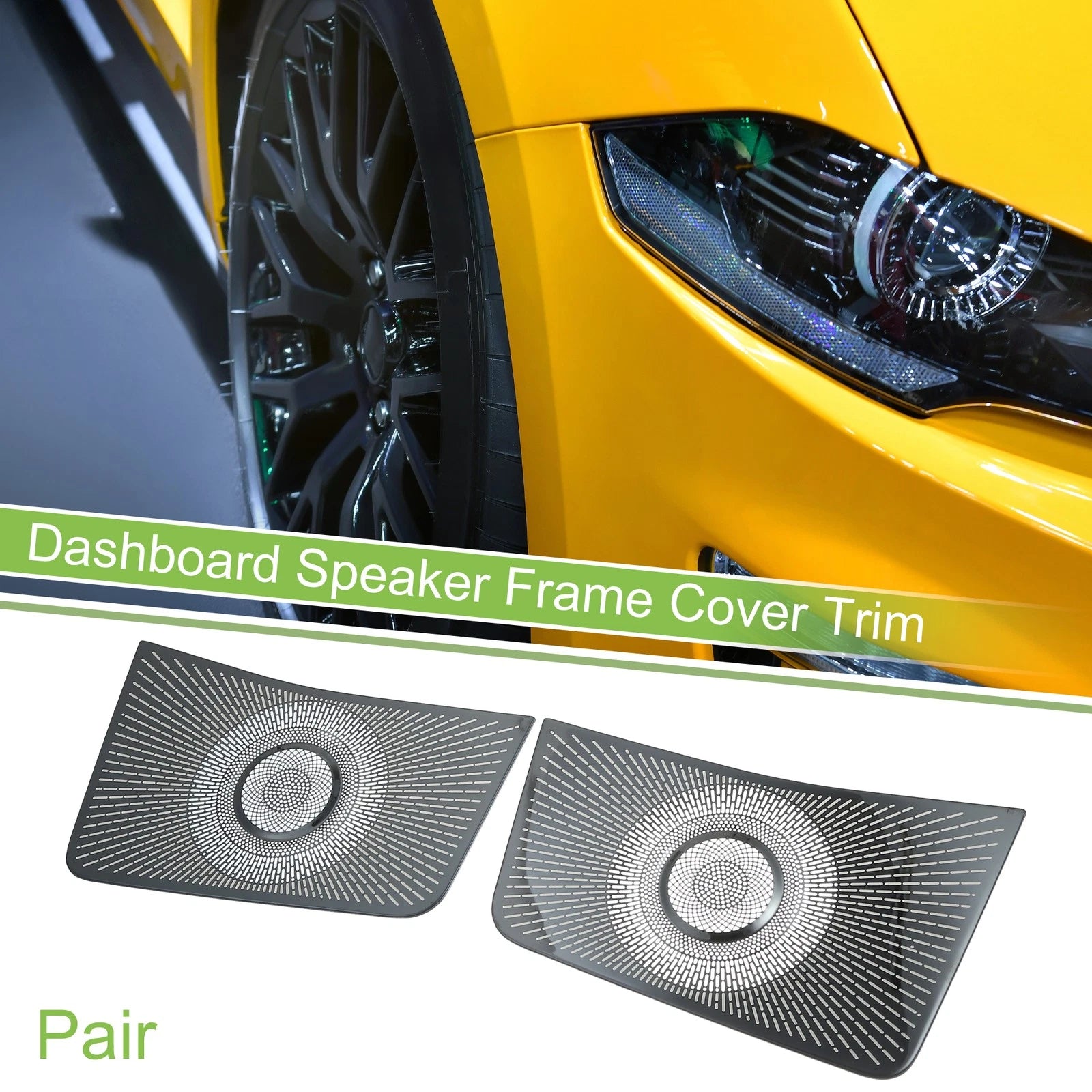 Pair Dashboard Speaker Frame Cover Trim for Ford Bronco (2021–2023)