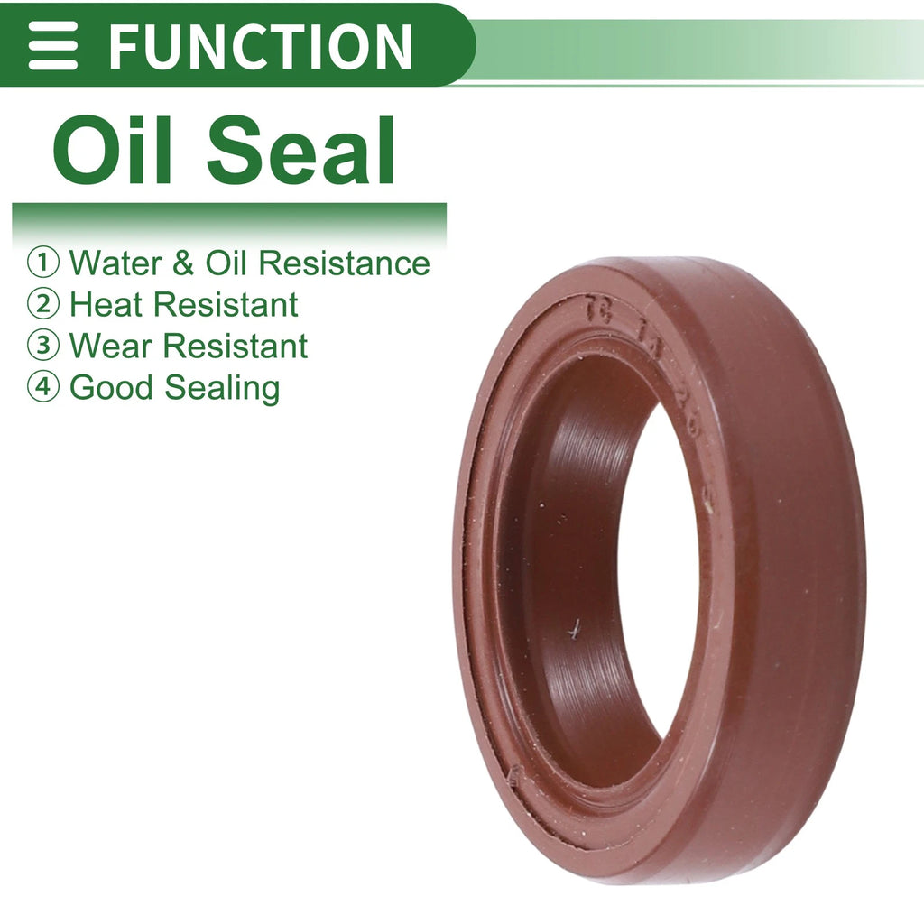 Set of 5 Oil Seal Rotary Shaft Seal 14x20x5mm for Various Models