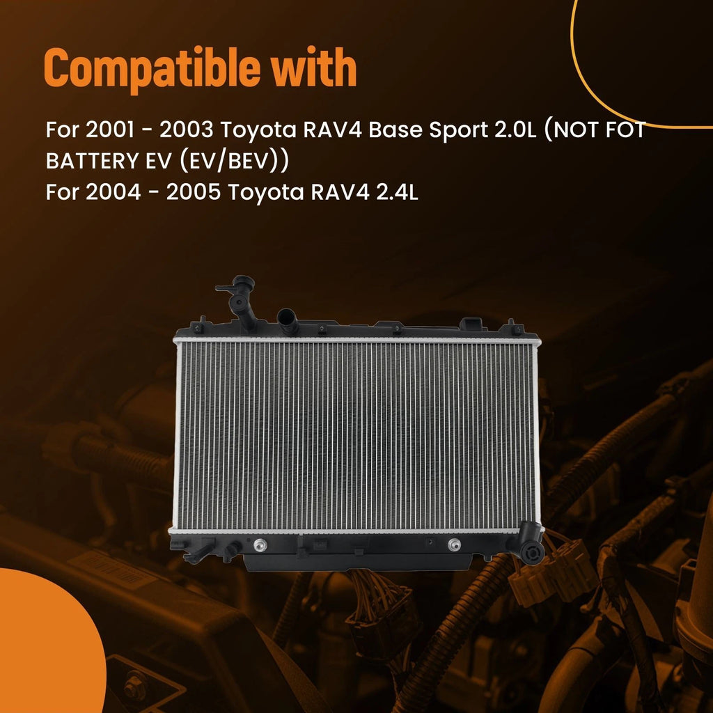 Coolant Radiator Assembly for Toyota RAV4 (2001–2005)